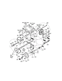 Drive parts for Craftsman Gas Snowblower 536887992 from AppliancePartsPros.com