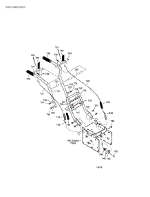 Handle parts for Craftsman Gas Snowblower 536887992 from AppliancePartsPros.com