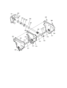 Gear Case parts for Craftsman Gas Snowblower 536887993 from AppliancePartsPros.com