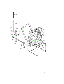 Shift Yoke parts for Craftsman Gas Snowblower 536887994 from AppliancePartsPros.com