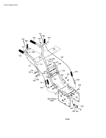 Handle parts for Craftsman Gas Snowblower 536887994 from AppliancePartsPros.com