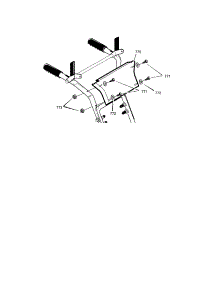 Panel parts for Craftsman Gas Snowblower 536887994 from AppliancePartsPros.com