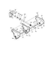 Gear Case parts for Craftsman Gas Snowblower 536887995 from AppliancePartsPros.com