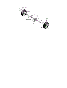 Wheels parts for Craftsman Gas Snowblower 536887996 from AppliancePartsPros.com