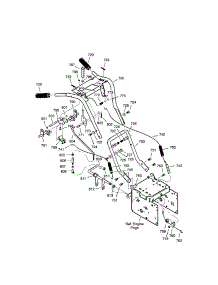 Handle Assembly parts for Craftsman Gas Snowblower 536888110 from AppliancePartsPros.com
