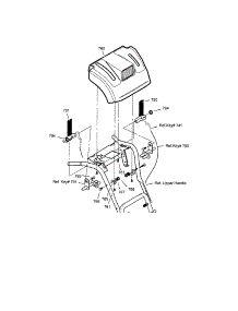 Control Panel parts for Craftsman Gas Snowblower 536888110 from AppliancePartsPros.com