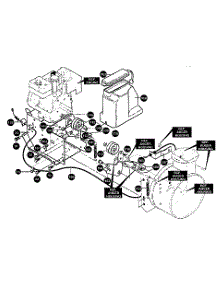 Frame Assebmbly parts for Craftsman Gas Snowblower 536888400 from AppliancePartsPros.com
