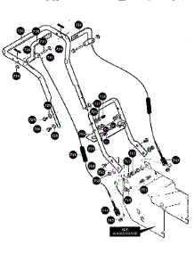 Handle Assembly parts for Craftsman Gas Snowblower 536888400 from AppliancePartsPros.com