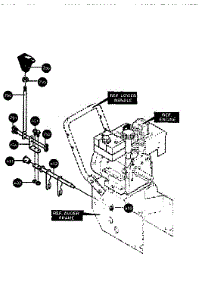 Shift Yoke Assembly parts for Craftsman Gas Snowblower 536888400 from AppliancePartsPros.com
