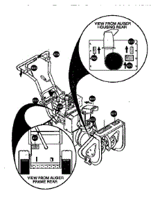 Decals parts for Craftsman Gas Snowblower 536888400 from AppliancePartsPros.com