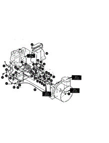 Frame Assembly parts for Craftsman Gas Snowblower 536888600 from AppliancePartsPros.com