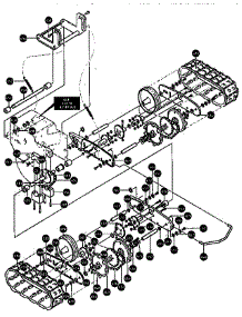 Track Assembly parts for Craftsman Gas Snowblower 536888600 from AppliancePartsPros.com