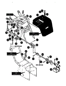 Chute Control Rod Assembly parts for Craftsman Gas Snowblower 536888600 from AppliancePartsPros.com