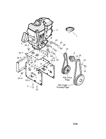 Engine parts for Craftsman Gas Snowblower 536889250 from AppliancePartsPros.com
