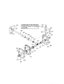 Gear Case parts for Craftsman Gas Snowblower 536889250 from AppliancePartsPros.com