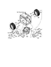 Wheel Assembly parts for Craftsman Gas Snowblower 536889251 from AppliancePartsPros.com