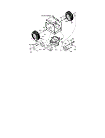 Wheel Assembly parts for Craftsman Gas Snowblower 536889252 from AppliancePartsPros.com