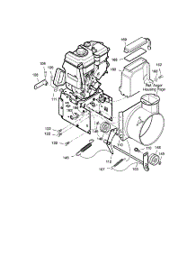 Frame parts for Craftsman Gas Snowblower 536889253 from AppliancePartsPros.com