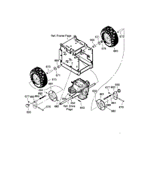 Wheel Assembly parts for Craftsman Gas Snowblower 536889253 from AppliancePartsPros.com