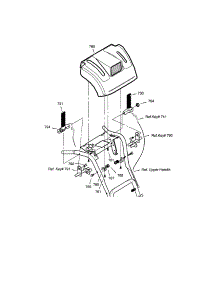 Control Panel parts for Craftsman Gas Snowblower 536889253 from AppliancePartsPros.com