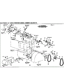 Drive Assembly parts for Craftsman Snow Blower 536899170 from AppliancePartsPros.com