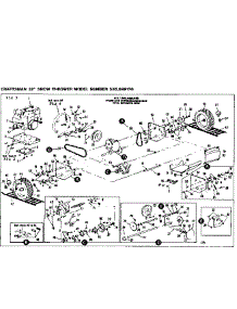 Wheel Assembly parts for Craftsman Snow Blower 536899170 from AppliancePartsPros.com