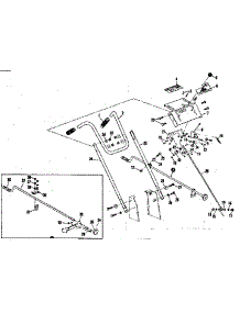 Handle Assembly parts for Craftsman Snow Blower 53690512 from AppliancePartsPros.com