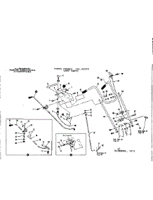 Handle Assembly parts for Craftsman Snow Blower 53690550 from AppliancePartsPros.com