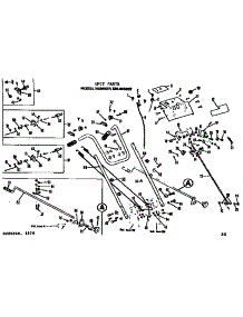 Handle Assembly parts for Craftsman Snow Blower 536905602 from AppliancePartsPros.com