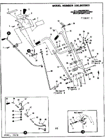 Handle Assembly parts for Craftsman Snow Blower 536905903 from AppliancePartsPros.com