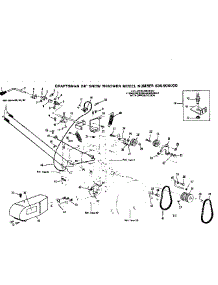 Throwout Handel parts for Craftsman Snow Blower 536906000 from AppliancePartsPros.com
