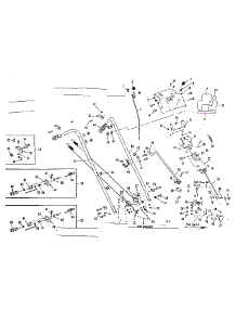 Handle Assembly parts for Craftsman Snow Blower 536906101 from AppliancePartsPros.com