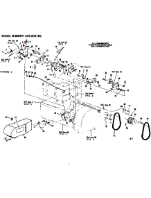 Drive Assembly parts for Craftsman Snow Blower 536909700 from AppliancePartsPros.com