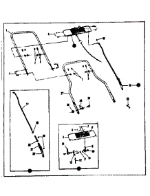 Throttle Control And Handle Assembly parts for Craftsman Walk-Behind Lawn Mower 53691220 from AppliancePartsPros.com