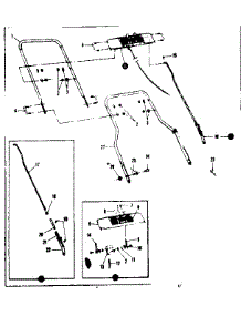 Handle And Control Panel Assembly parts for Craftsman Walk-Behind Lawn Mower 53691240 from AppliancePartsPros.com