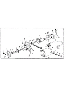 Motor And Cord Assembly parts for Craftsman Walk-Behind Lawn Mower 53691300 from AppliancePartsPros.com
