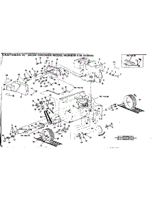 Wheel Assembly parts for Craftsman Snow Blower 536918000 from AppliancePartsPros.com
