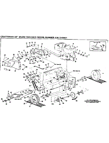 Wheel Assembly parts for Craftsman Snow Blower 536918001 from AppliancePartsPros.com