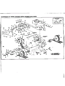 Wheel Assembly parts for Craftsman Snow Blower 536918003 from AppliancePartsPros.com