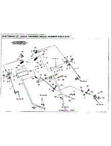 Handle Assembly parts for Craftsman Snow Blower 536918101 from AppliancePartsPros.com