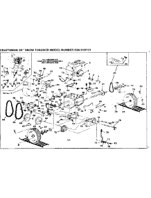Wheel Assembly parts for Craftsman Snow Blower 536918101 from AppliancePartsPros.com