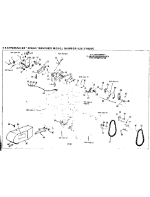 Drive Assembly parts for Craftsman Gas Snowblower 536918300 from AppliancePartsPros.com