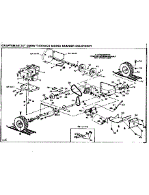 Wheel Assembly parts for Craftsman Snow Blower 536918301 from AppliancePartsPros.com