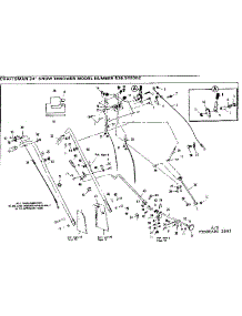 Handle Assembly parts for Craftsman Snow Blower 536918302 from AppliancePartsPros.com