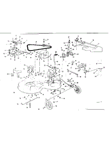 Mower Deck parts for Craftsman Riding Mower & Tractor 53696330 from AppliancePartsPros.com