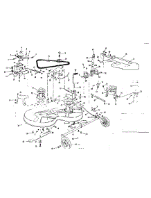 Mower Deck parts for Craftsman Riding Mower & Tractor 53696360 from AppliancePartsPros.com