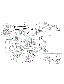 Mower Deck parts for Craftsman Riding Mower & Tractor 536963630 from AppliancePartsPros.com