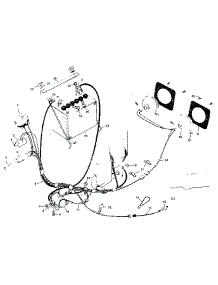 Wiring parts for Craftsman Riding Mower & Tractor 536963630 from AppliancePartsPros.com