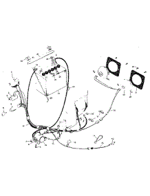 Wiring parts for Craftsman Riding Mower & Tractor 536963631 from AppliancePartsPros.com