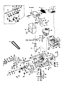 Engine And Mower Deck parts for Craftsman Walk-Behind Lawn Mower 536978900 from AppliancePartsPros.com
